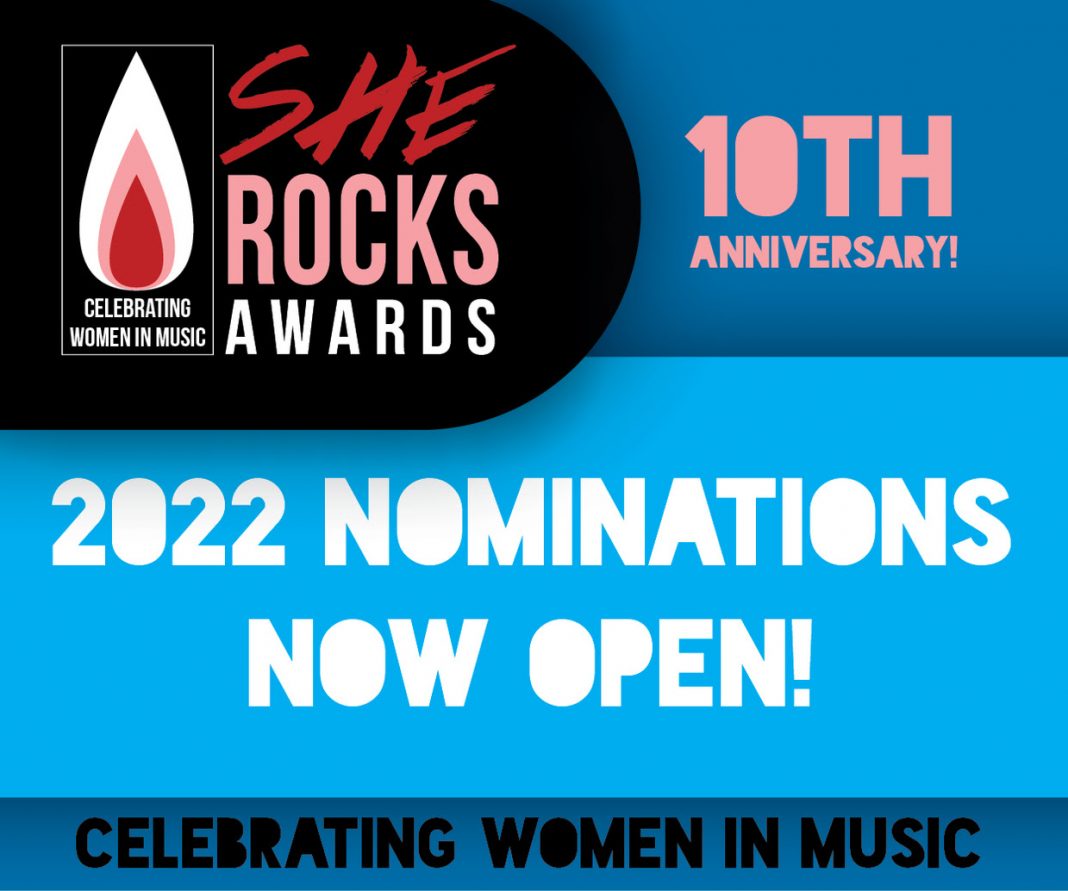 Nominations For The 2022 She Rocks Awards Is Now Open! the WiMN The
